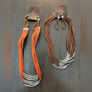 Set Necklace with Earrings